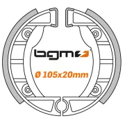 Bremsbacken BGM PRO Ø=104x20mm Piaggio Bravo, Piaggio Ciao, Piaggio Grillo, Piaggio Si, Piaggio Superbravo, Piaggio Vespino F9, Piaggio Velofax
