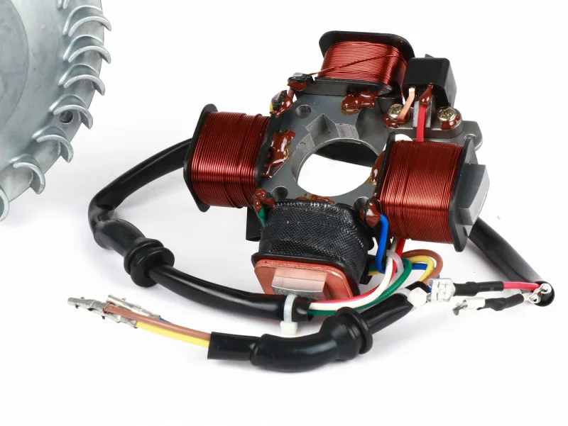 Zündung-Set BGM PRO 12V Sport V2 (805g) Elektronische Zündung Vespa Ciao, SI verwendbar mit Motorgehäuse Polini oder Malossi ( Speed Engine )