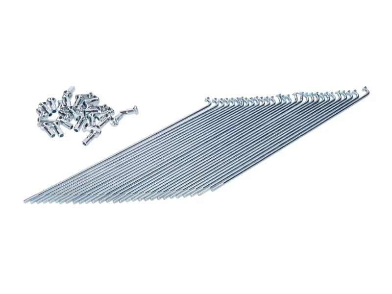 Speichen Satz 1,2x180mm 17 Zoll für Piaggio Bravo, Boxer, Ciao (Vorderrad)