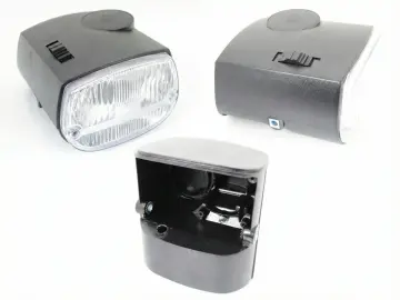 Scheinwerfer schwarz für Piaggio Vespa Ciao, PX, Citta