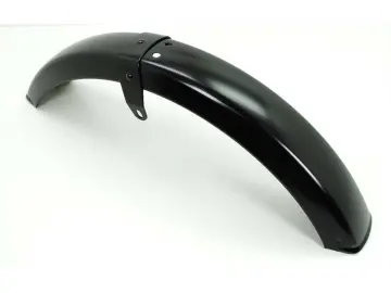 Schutzblech Schwarz Mit Halter für Piaggio, Vespa, Ciao, PX