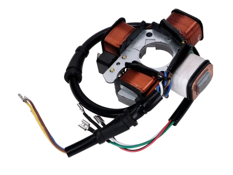 Stator Zündung mit 4 Spulen ohne Grundplatte für Piaggio Vespa Ciao, Bravo, Si, Gilera EC1