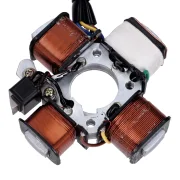 Stator Zündung mit 4 Spulen ohne Grundplatte für Piaggio Vespa Ciao, Bravo, Si, Gilera EC1
